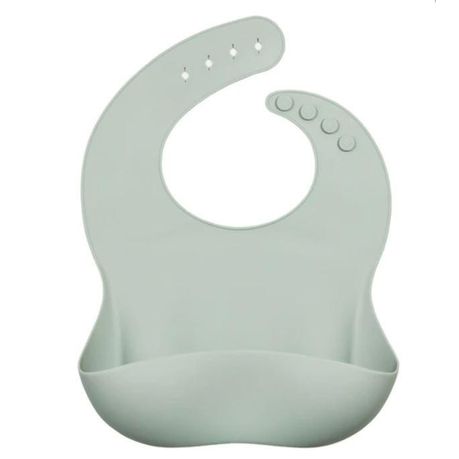 4aKid Silicone Bib with Crumb Catcher - Green Buy Online in Zimbabwe thedailysale.shop