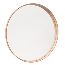 Load image into Gallery viewer, Orbit Mirror Wood Oak Natural Ø800x50mm
