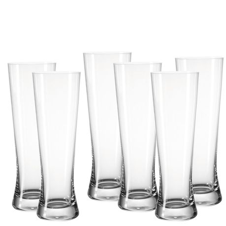 Leonardo Weiss Beer Glass: Bionda Bar Teqton Glass 500ml – Set Of 6 Buy Online in Zimbabwe thedailysale.shop