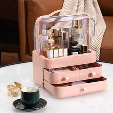 Load image into Gallery viewer, Everglitz Acrylic Cosmetic Organizer Storage Box With Drawers -Rose Pink
