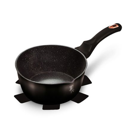 Berlinger Haus 16cm Marble Coating Sauce Pan - Black Rose Collection Buy Online in Zimbabwe thedailysale.shop