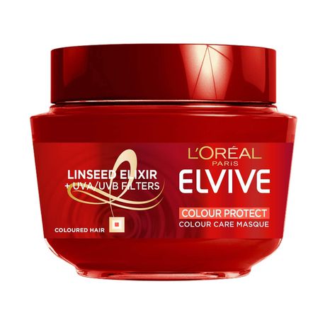 LOreal Elvive Colour Protect - Hair Mask 300ml Buy Online in Zimbabwe thedailysale.shop