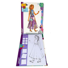 Load image into Gallery viewer, Fashion Design Sketchbook Blooming Creativity - Children&#39;s Sketch Pad
