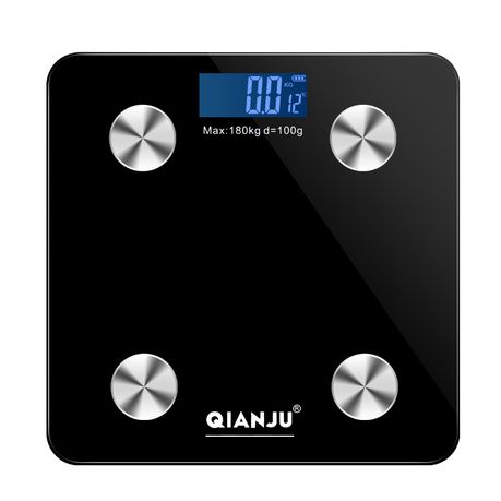 Hubbe Electronic Bluetooth Personal Body Scale - Black Buy Online in Zimbabwe thedailysale.shop