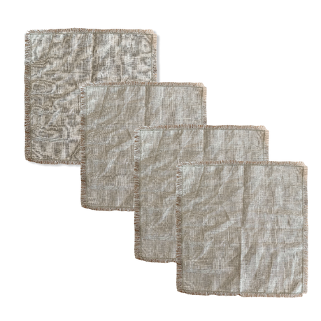 Heimwee Huis Linen Napkins - Oat - Set of 4