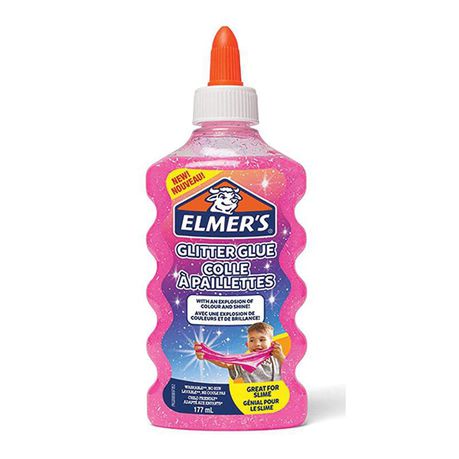 Elmers Glitter Glue pink 177ml