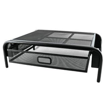 Load image into Gallery viewer, SDS M710 Wire Mesh Computer Monitor Stand With Drawer Organizer
