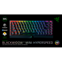 Load image into Gallery viewer, Razer BlackWidow V3 Mini HyperSpeed Gaming Keyboard (Yellow Switch) - US
