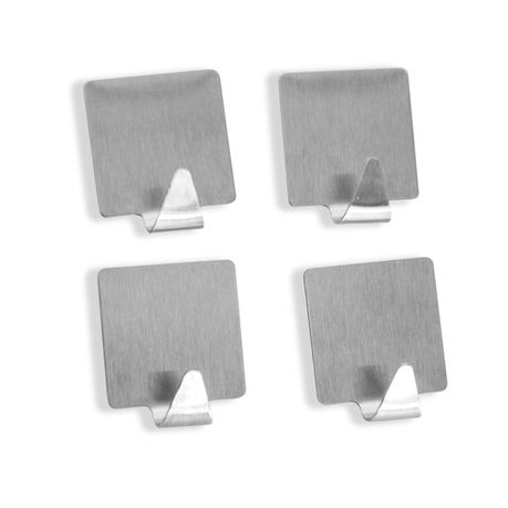 Hooks-Stainless Steel - 4 Piece - Square Buy Online in Zimbabwe thedailysale.shop