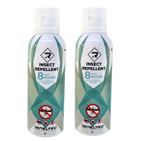 Repeltec - Odourless Insect Repellent Aerosol - 2 x 150ml Buy Online in Zimbabwe thedailysale.shop