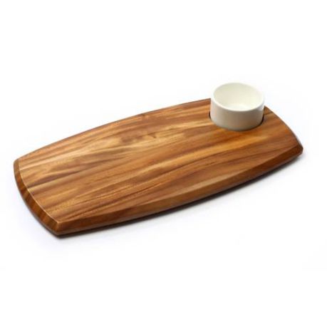 Wooden Serving Board with Dip Bowl Buy Online in Zimbabwe thedailysale.shop