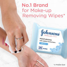 Load image into Gallery viewer, Johnson&#39;s Facial Wipes, Daily Essentials, Dry Skin, 25 pcs
