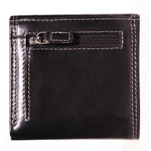 Load image into Gallery viewer, Nuvo - AW119 Black Leather Trifold Men&#39;s Wallet
