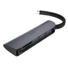 Load image into Gallery viewer, Hoco HB17- Type-C Hub USB3.0*3 + SD + TF
