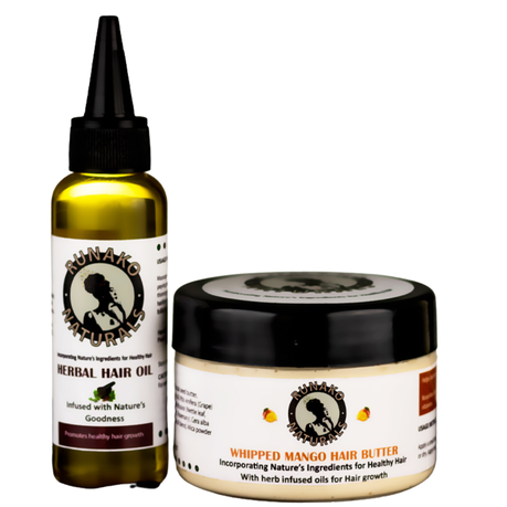 Combo – Whipped Mango Butter & Herbal Hair Oil Buy Online in Zimbabwe thedailysale.shop