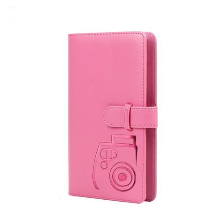 Photo Album for FUJIFILM Instax Polaroid Photos (Pink)