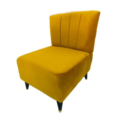 Celio Dior Collection - Tufted Modern Durable Yellow Single Couch / Sofa Buy Online in Zimbabwe thedailysale.shop