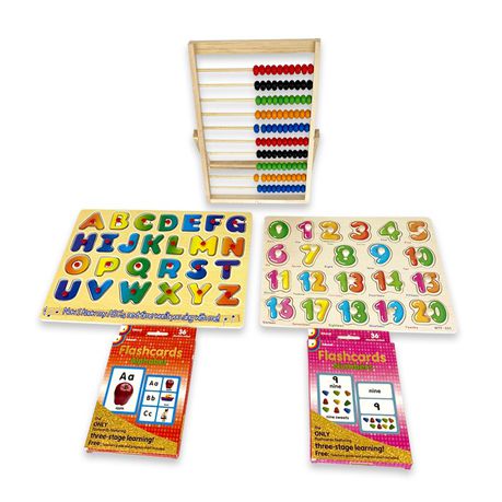 Educat Wooden Puzzle, Alphabet and Numbers Buy Online in Zimbabwe thedailysale.shop