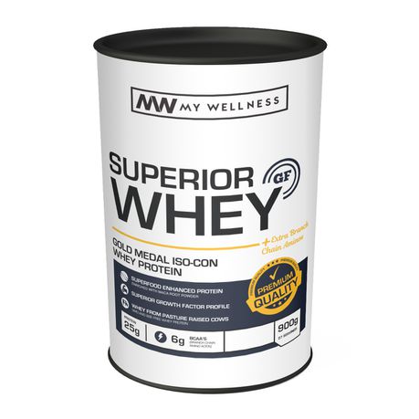 My Wellness - Superior Whey Protein Powder - 900g - Vanilla Buy Online in Zimbabwe thedailysale.shop