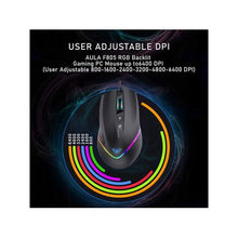 Load image into Gallery viewer, Ultimate Gaming Mouse With Side Buttons-RGB Backlit- DPI Adjustable-F805
