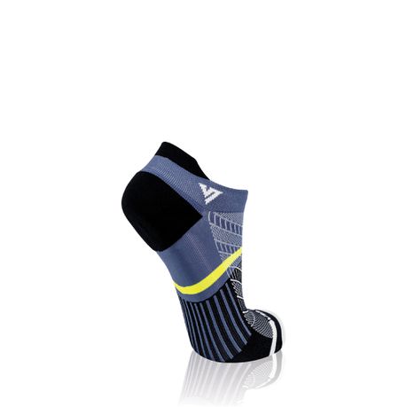 Versus Grey & Black Trainer Socks Size 8-12