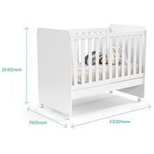 Load image into Gallery viewer, George &amp; Mason Baby - Ninare Cot With Wheels
