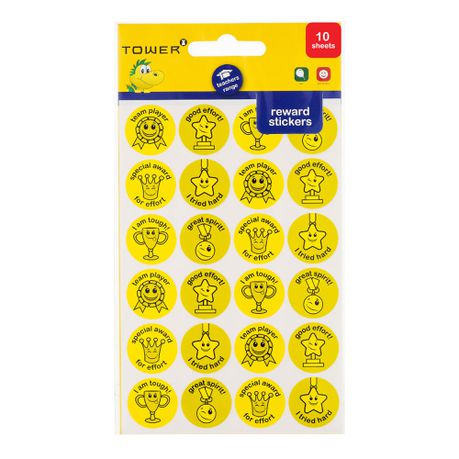 TOWER Reward Medal Stickers Value Pack 240 Stickers Buy Online in Zimbabwe thedailysale.shop