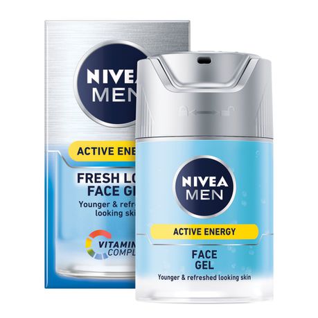 NIVEA MEN Active Energy Fresh Look Face Gel - 50ml Buy Online in Zimbabwe thedailysale.shop