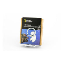 Load image into Gallery viewer, TROIKA Keyring POLAR BEAR BABY for The National Geographic Society
