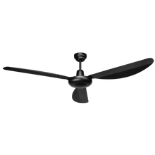 Load image into Gallery viewer, Zebbies Lighting - Harrier Black - Matt Black Ceiling Fan with No Light
