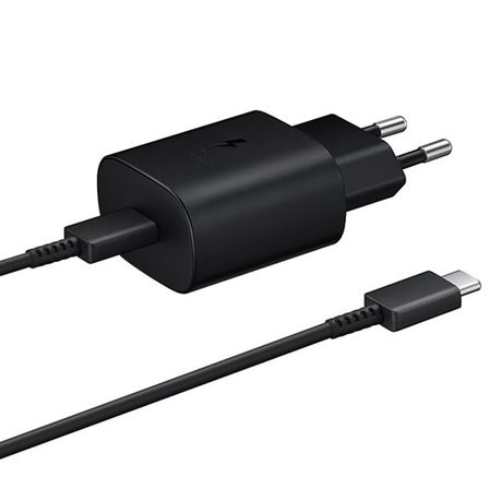 Samsung USB-C Fast Wall Charger 25W Black Buy Online in Zimbabwe thedailysale.shop