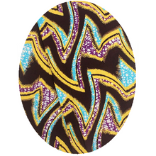 Load image into Gallery viewer, Vlisco Hollandaise Wax - Black lightening Ankara Fabric
