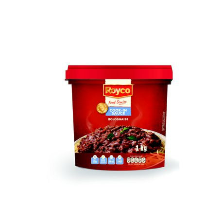 ROYCO Food Services Tub Cook-in-Sauce Bolognaise 1kg