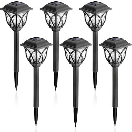 6 Pack CL Solar Power LED Garden Light (SG-002-CLx6)