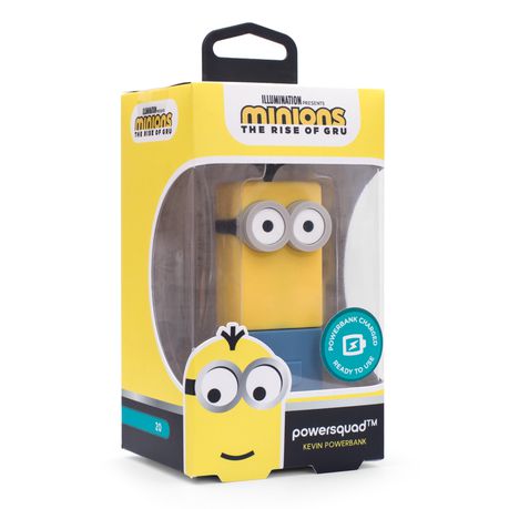 PowerSquad - Minions - Kevin 3D 2500mAh Powerbank Buy Online in Zimbabwe thedailysale.shop