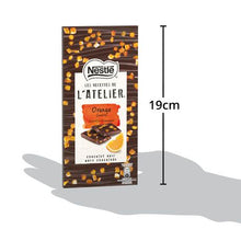 Load image into Gallery viewer, Nestlé Les Recettes De L’atelier Dark Chocolate Orange Peels 115g Slab
