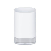 Load image into Gallery viewer, Wenko - Toothbrush Tumbler - Oria Range - White &amp; Clear
