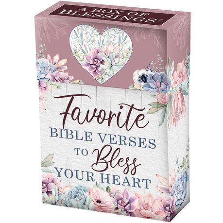 Favorite Bible Verses To Bless The Heart - Box Of Blessings