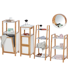 Load image into Gallery viewer, Wenko - Finja 3-Tier Shelving Unit - Bamboo
