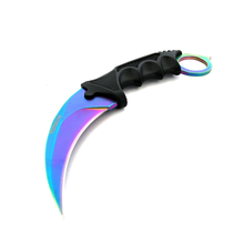 Load image into Gallery viewer, GG Rainbow Karambit Tiger Claw Tactical Knife
