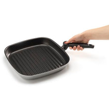 Load image into Gallery viewer, Piardi Vulcano Grey Grill Pan With Reclinable Handle 28x28cm
