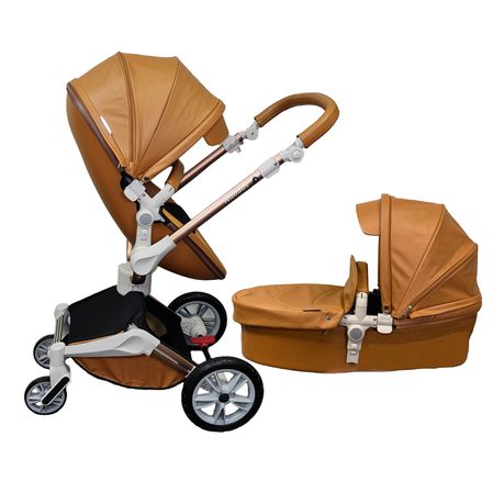 Nubabs Tan 360 Degree Stroller and Pram