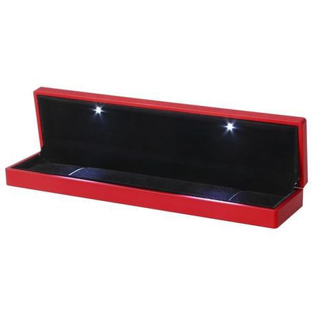 Synergy360- LED Lighted Jewelry Gift Box- Red