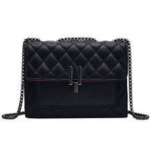 Load image into Gallery viewer, Blackcherry Structured Quilted Cross Body - Black
