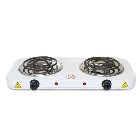 1800W Portable Electric Coil Hot Plate - Double ADC203 Spiral Elements Buy Online in Zimbabwe thedailysale.shop