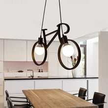 Load image into Gallery viewer, Vintage Metal Bicycle Pendant Light
