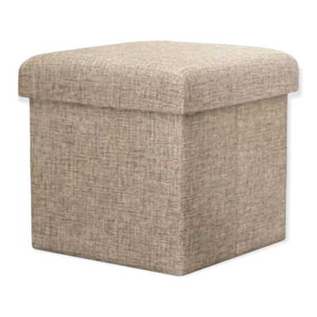 Urban Lifestyle Trend Storage Stool – Large - Beige Buy Online in Zimbabwe thedailysale.shop