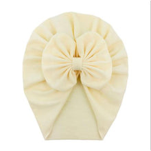 Load image into Gallery viewer, Baby Girl Turban - Dusty &amp; Cream
