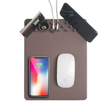 Load image into Gallery viewer, Multifunction Anti-Slip Wireless Charging Mouse Pad
