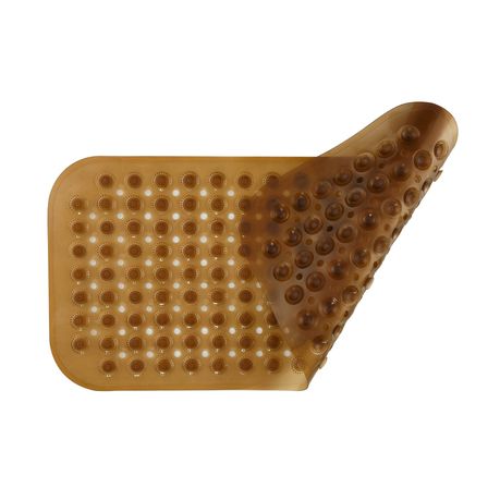 Non-Slip PVC Bathroom Bath/Shower Mat Polka Dot Texture Brown Large Buy Online in Zimbabwe thedailysale.shop